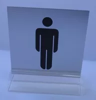 Табличка на мужской туалет