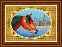 Картина Черногривая Лошадь