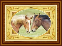 Картина Две Лошади