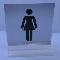 Табличка на женский туалет